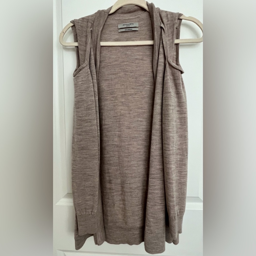 All Saints 100% Merino wool cardigan